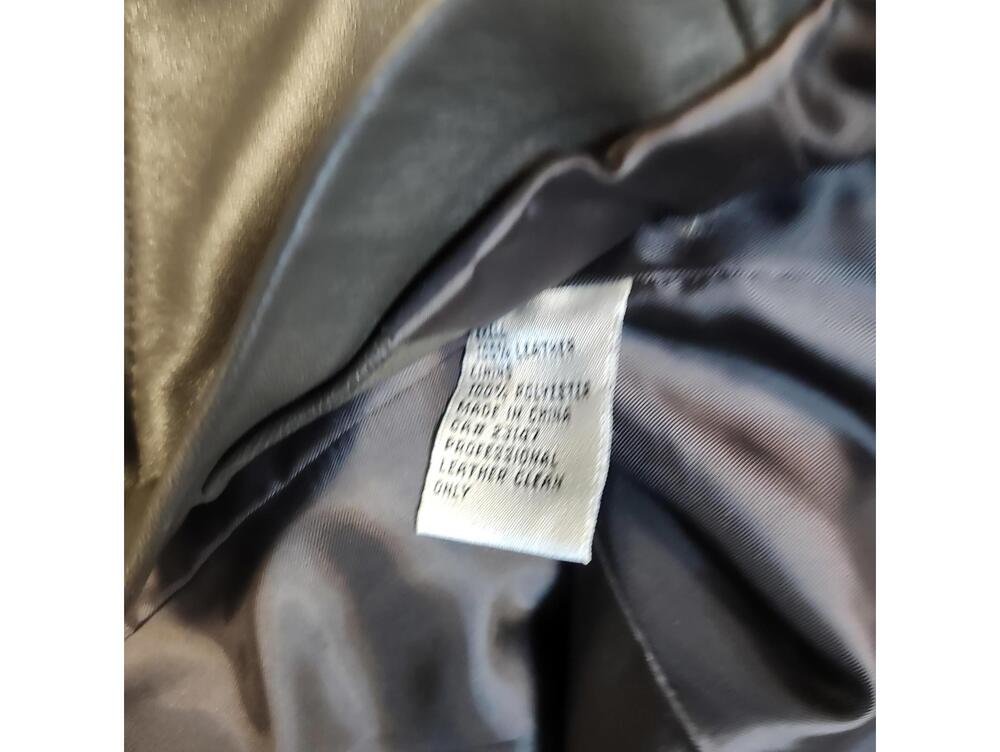 Talbots Black Leather Sleeveless Vest Petite Size 6 - Picture 8 of 8